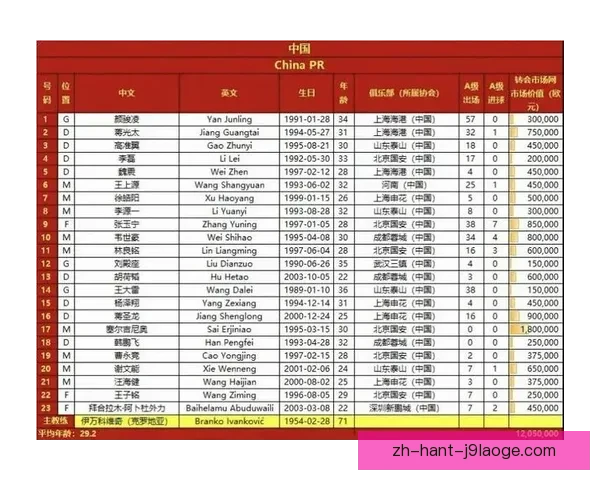 中国男足新归化球员加入后阵容变化与未来前景分析
